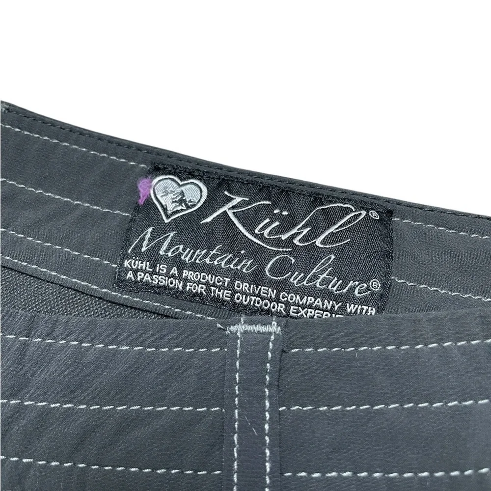 KUHL Mountain Culture Outdoor Hiking Pants Dark Gray Size 10 - Picture 6 of 6